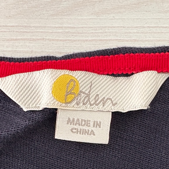 BODEN Size 12 Navy Blue Knit Dress - Picture 3 of 4